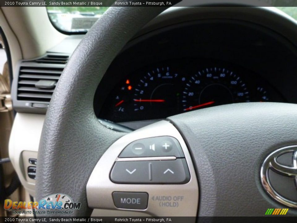 2010 Toyota Camry LE Sandy Beach Metallic / Bisque Photo #18
