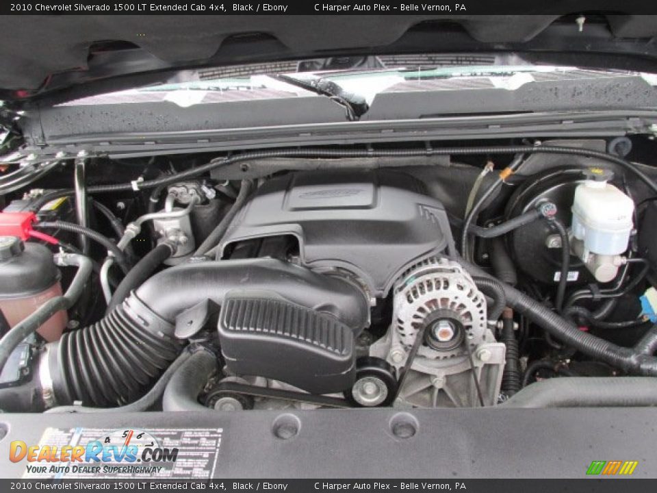 2010 Chevrolet Silverado 1500 LT Extended Cab 4x4 Black / Ebony Photo #11