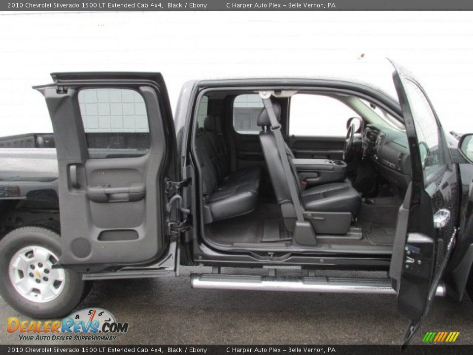 2010 Chevrolet Silverado 1500 LT Extended Cab 4x4 Black / Ebony Photo #13