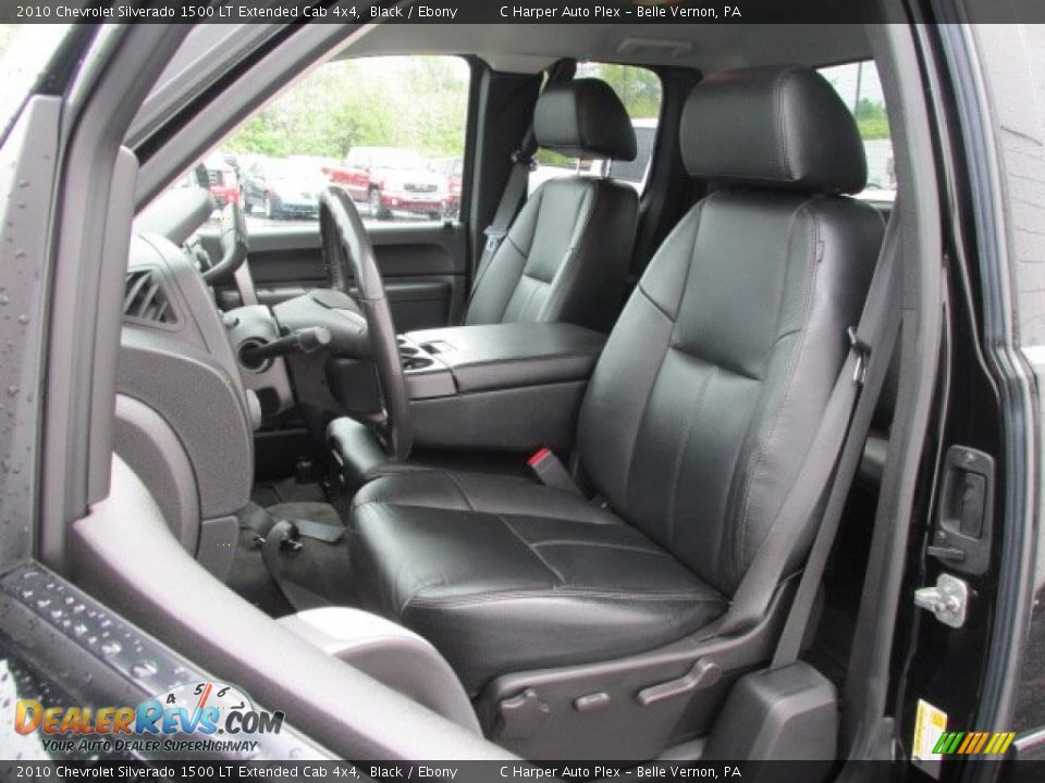 2010 Chevrolet Silverado 1500 LT Extended Cab 4x4 Black / Ebony Photo #14