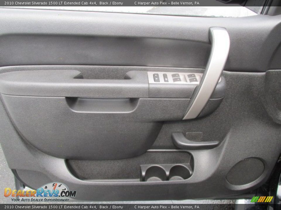 2010 Chevrolet Silverado 1500 LT Extended Cab 4x4 Black / Ebony Photo #17