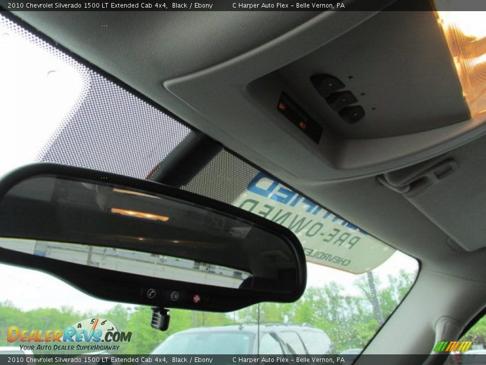 2010 Chevrolet Silverado 1500 LT Extended Cab 4x4 Black / Ebony Photo #19