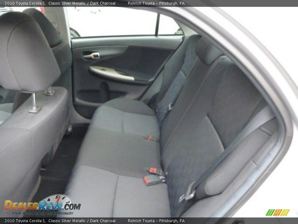 2010 Toyota Corolla S Classic Silver Metallic / Dark Charcoal Photo #5
