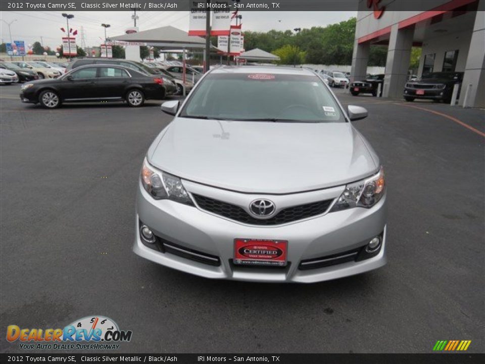 2012 Toyota Camry SE Classic Silver Metallic / Black/Ash Photo #2