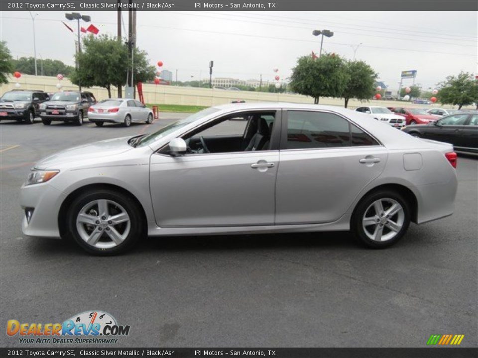2012 Toyota Camry SE Classic Silver Metallic / Black/Ash Photo #4