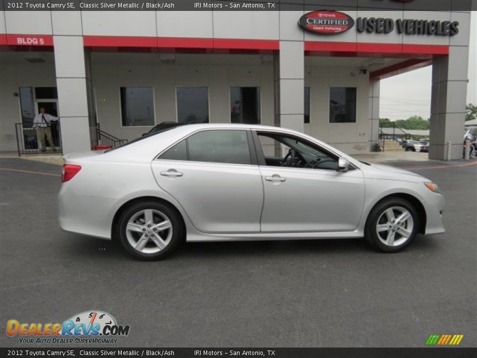 2012 Toyota Camry SE Classic Silver Metallic / Black/Ash Photo #8
