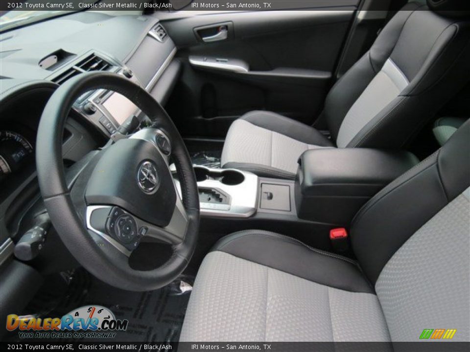 2012 Toyota Camry SE Classic Silver Metallic / Black/Ash Photo #11