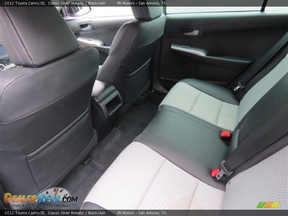 2012 Toyota Camry SE Classic Silver Metallic / Black/Ash Photo #12