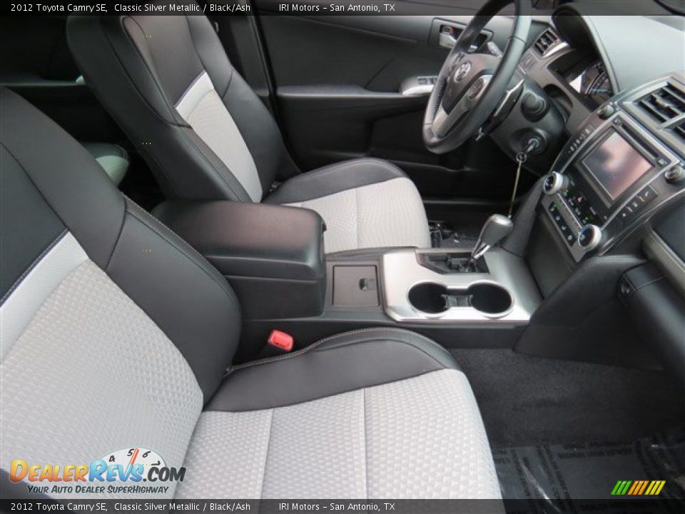 2012 Toyota Camry SE Classic Silver Metallic / Black/Ash Photo #13