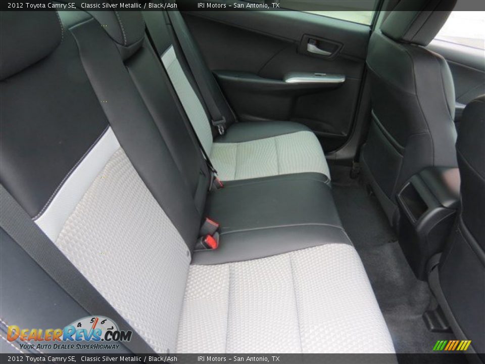 2012 Toyota Camry SE Classic Silver Metallic / Black/Ash Photo #14