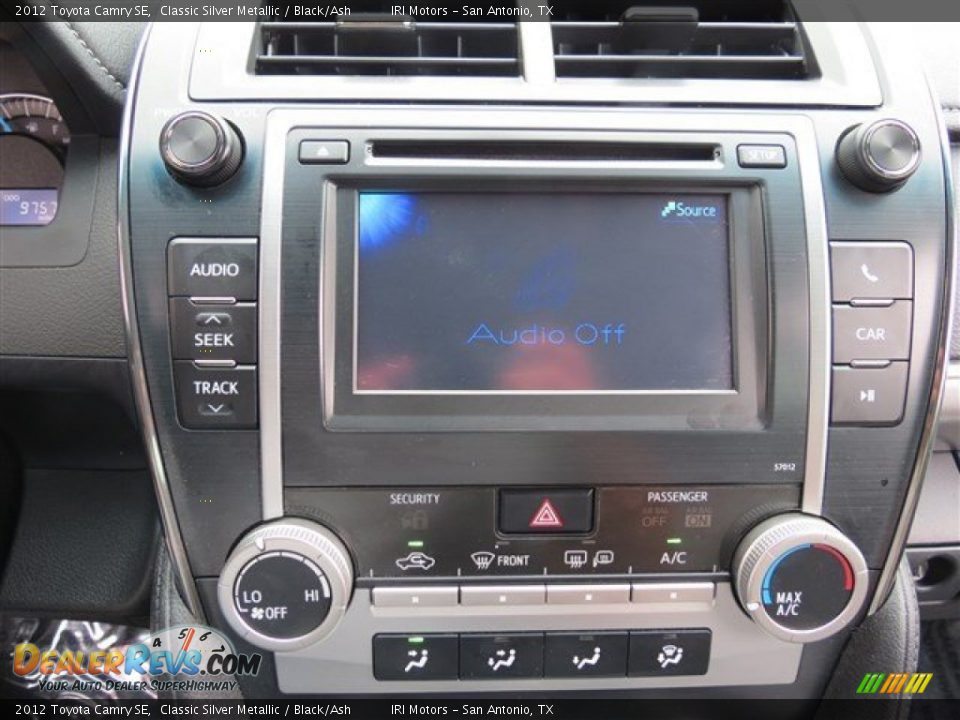 2012 Toyota Camry SE Classic Silver Metallic / Black/Ash Photo #15