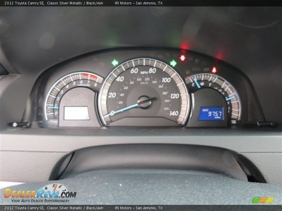 2012 Toyota Camry SE Classic Silver Metallic / Black/Ash Photo #16