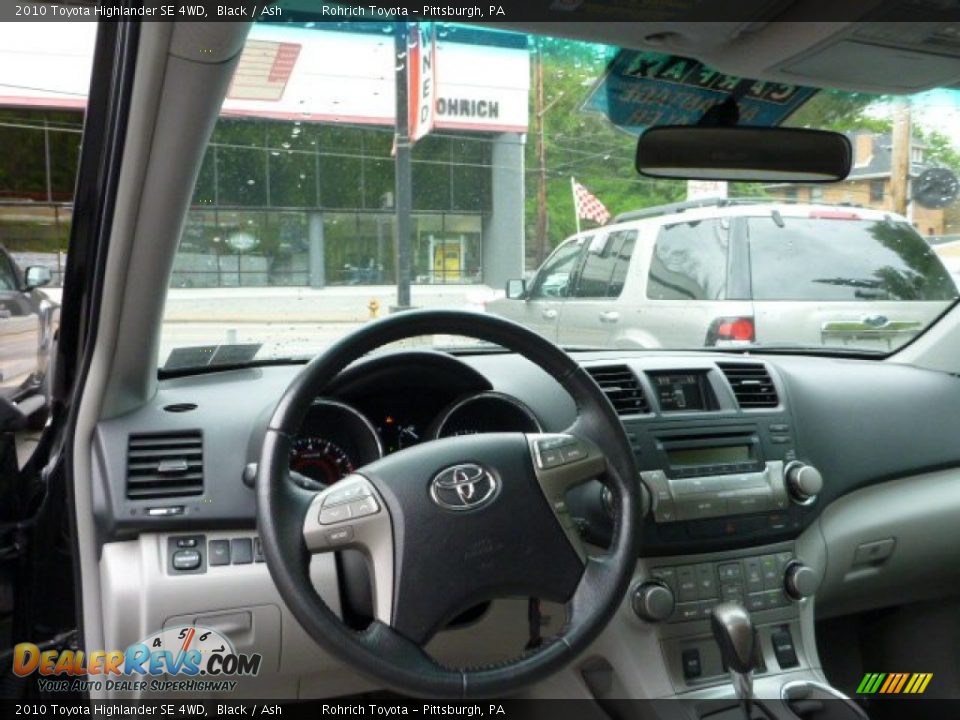 2010 Toyota Highlander SE 4WD Black / Ash Photo #6