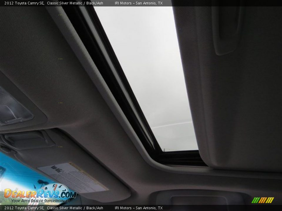 2012 Toyota Camry SE Classic Silver Metallic / Black/Ash Photo #18