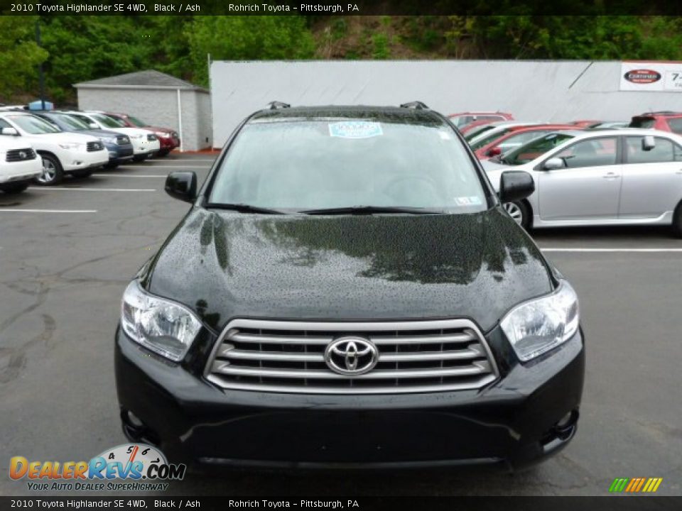 2010 Toyota Highlander SE 4WD Black / Ash Photo #14
