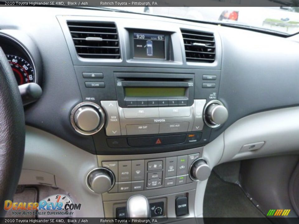 2010 Toyota Highlander SE 4WD Black / Ash Photo #19