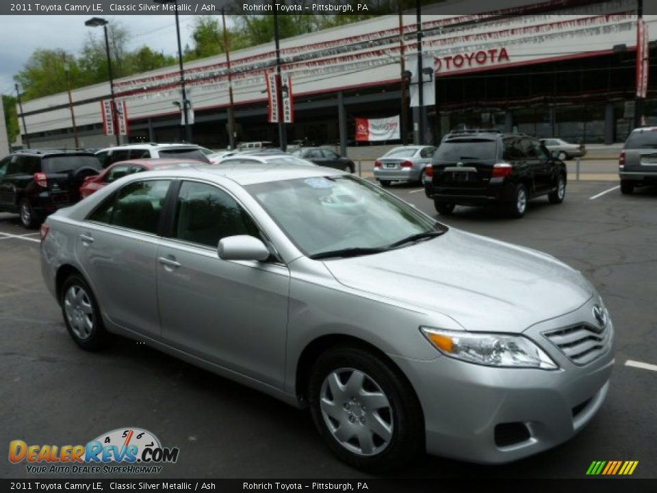 2011 Toyota Camry LE Classic Silver Metallic / Ash Photo #1