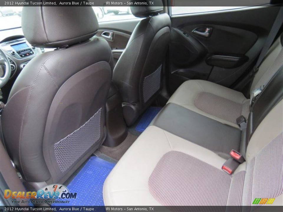 2012 Hyundai Tucson Limited Aurora Blue / Taupe Photo #12