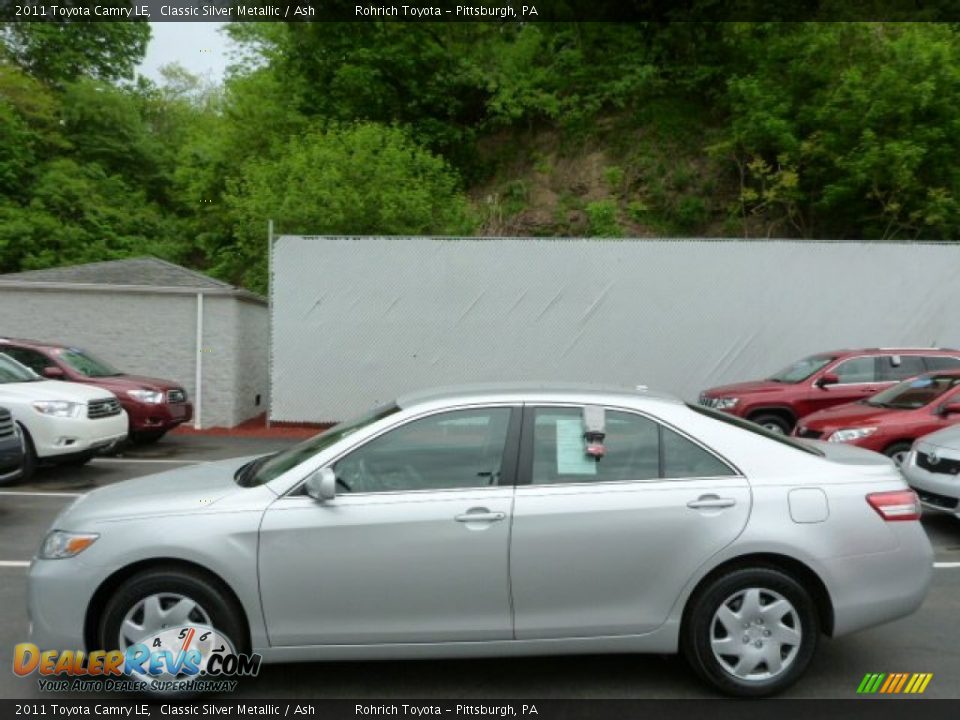 2011 Toyota Camry LE Classic Silver Metallic / Ash Photo #2