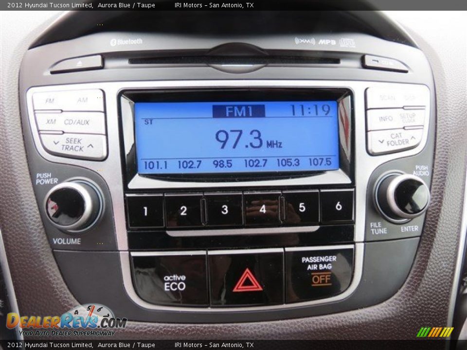 2012 Hyundai Tucson Limited Aurora Blue / Taupe Photo #15