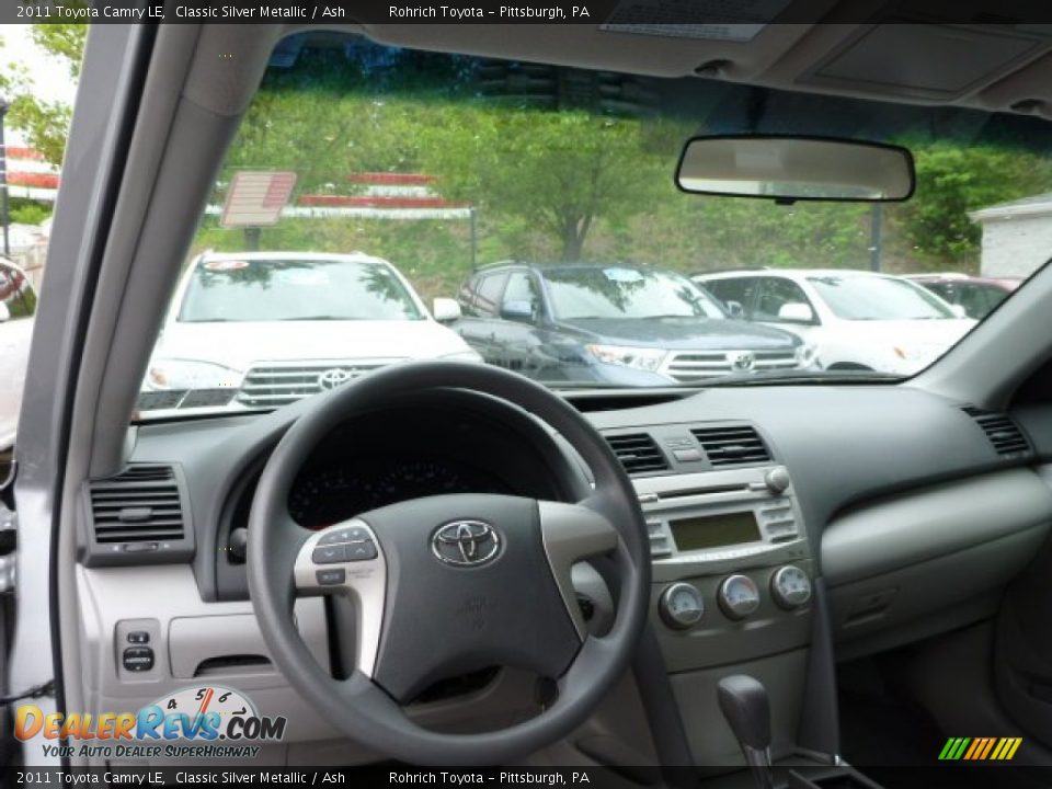 2011 Toyota Camry LE Classic Silver Metallic / Ash Photo #6
