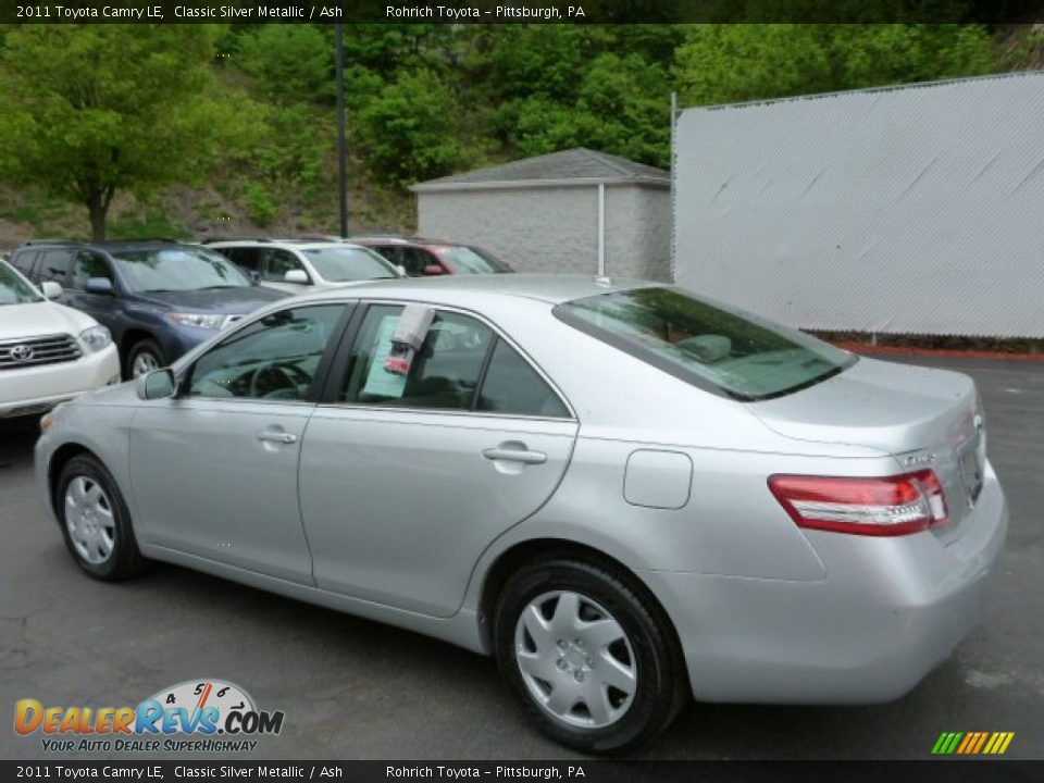2011 Toyota Camry LE Classic Silver Metallic / Ash Photo #13