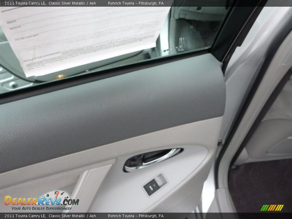 2011 Toyota Camry LE Classic Silver Metallic / Ash Photo #15