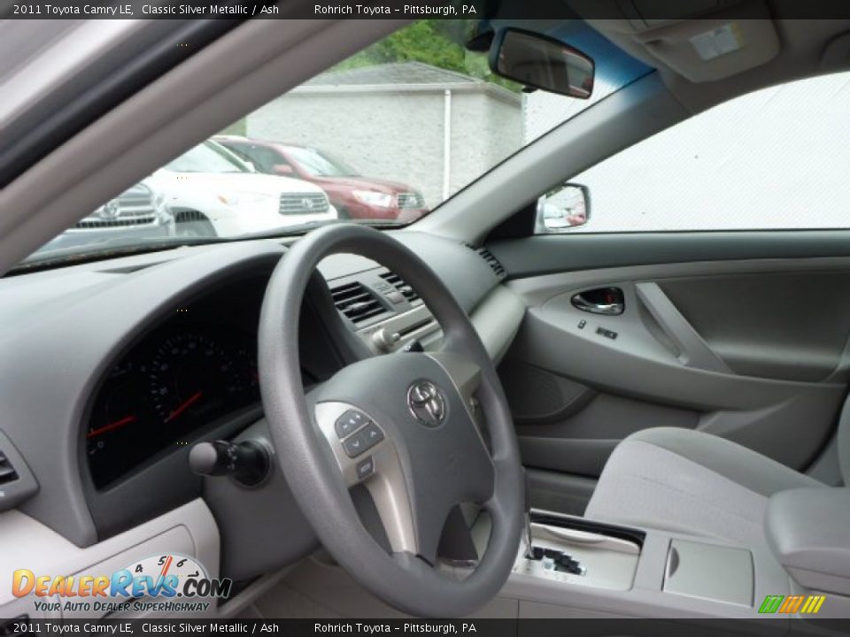 2011 Toyota Camry LE Classic Silver Metallic / Ash Photo #17