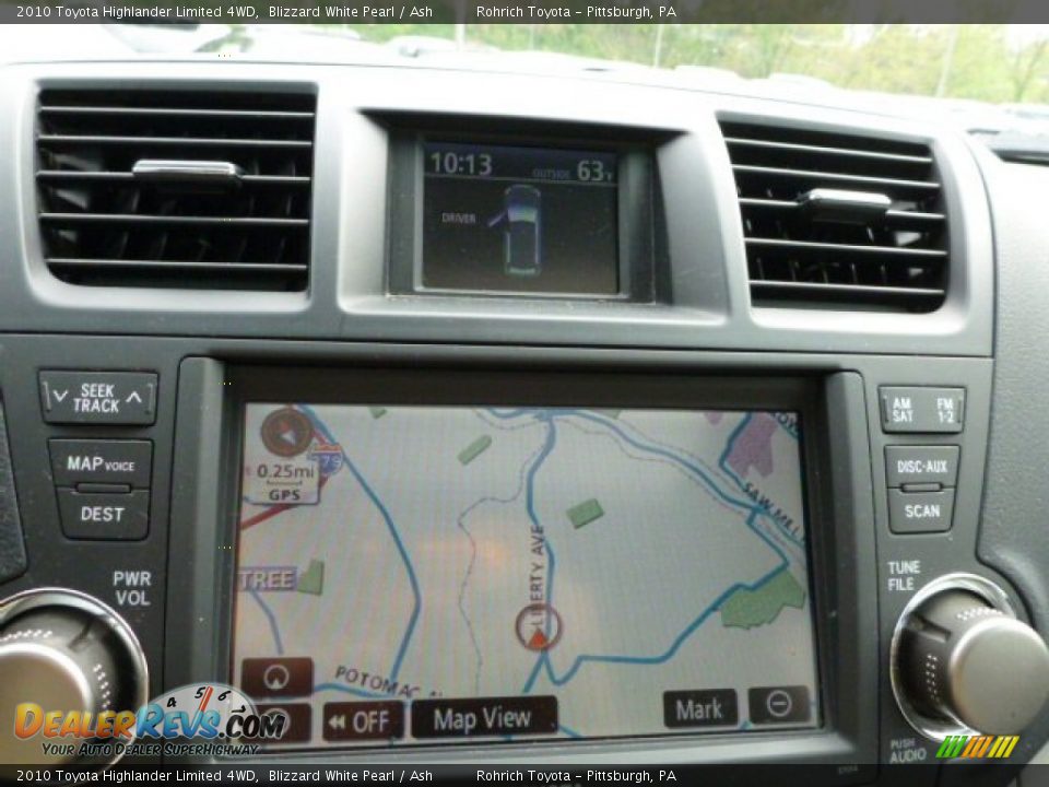 2010 Toyota Highlander Limited 4WD Blizzard White Pearl / Ash Photo #7