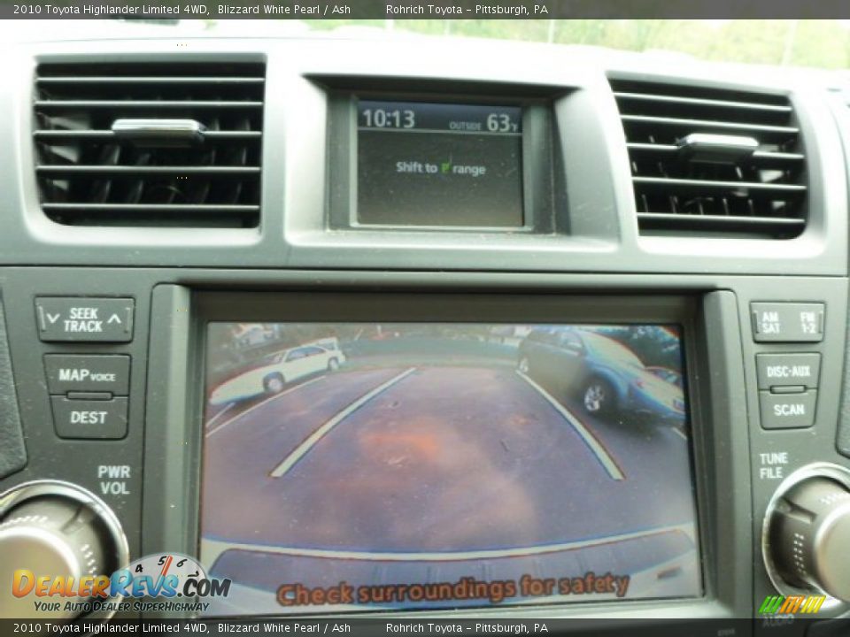 2010 Toyota Highlander Limited 4WD Blizzard White Pearl / Ash Photo #18
