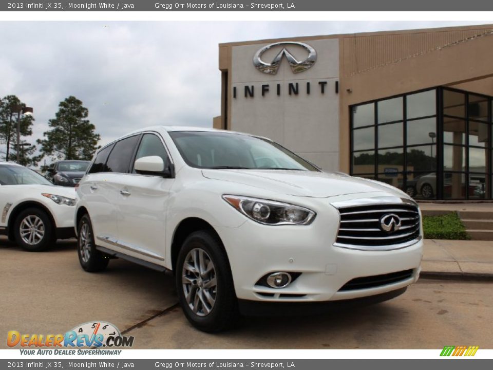 2013 Infiniti JX 35 Moonlight White / Java Photo #1