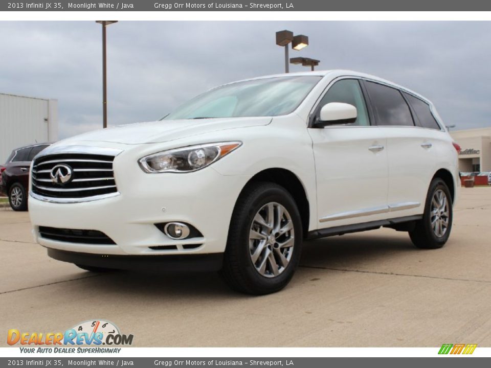 2013 Infiniti JX 35 Moonlight White / Java Photo #2