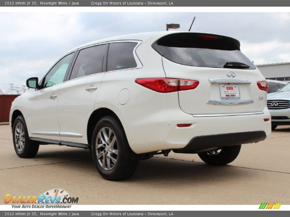 2013 Infiniti JX 35 Moonlight White / Java Photo #3