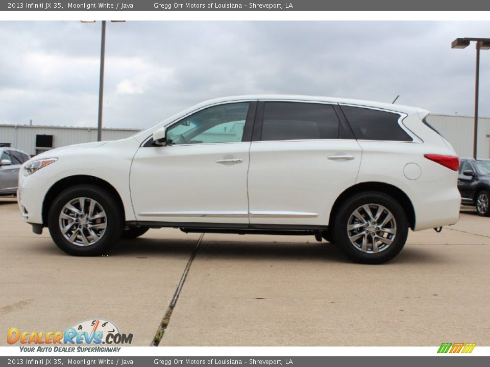2013 Infiniti JX 35 Moonlight White / Java Photo #5