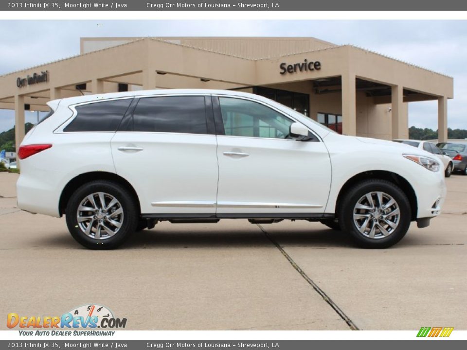 2013 Infiniti JX 35 Moonlight White / Java Photo #6