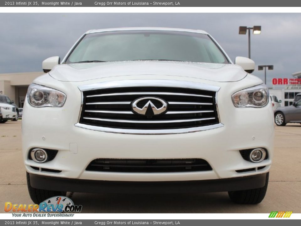 2013 Infiniti JX 35 Moonlight White / Java Photo #7