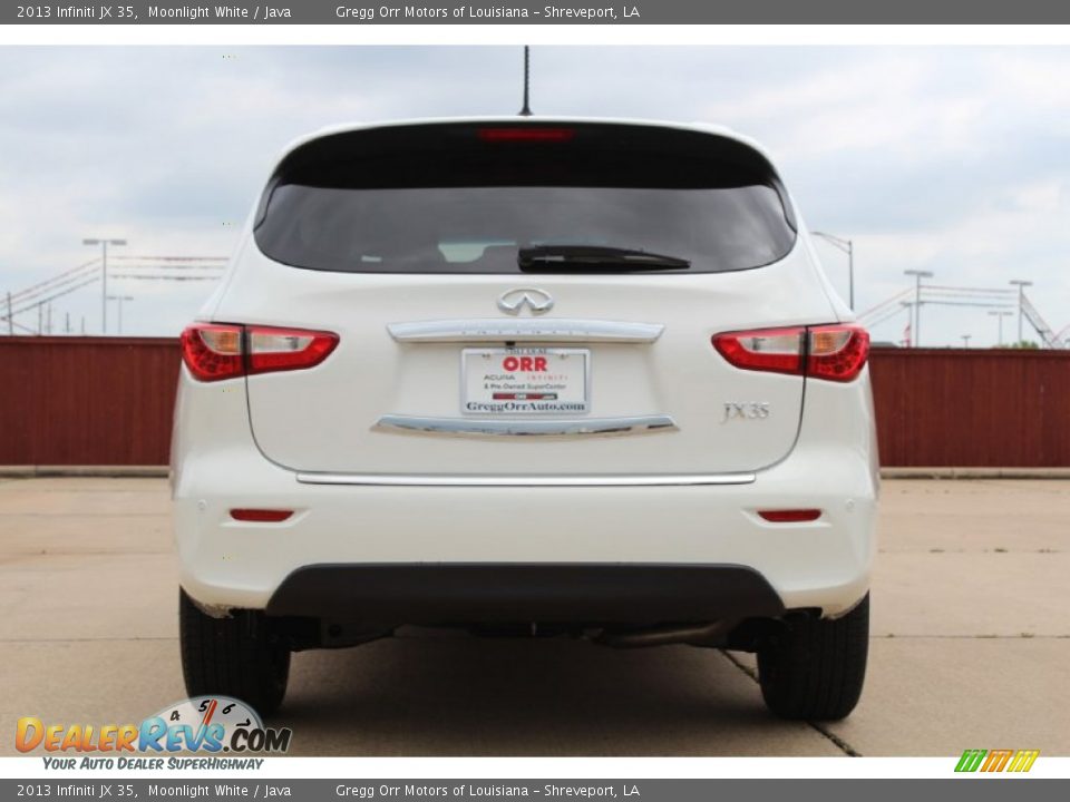 2013 Infiniti JX 35 Moonlight White / Java Photo #8