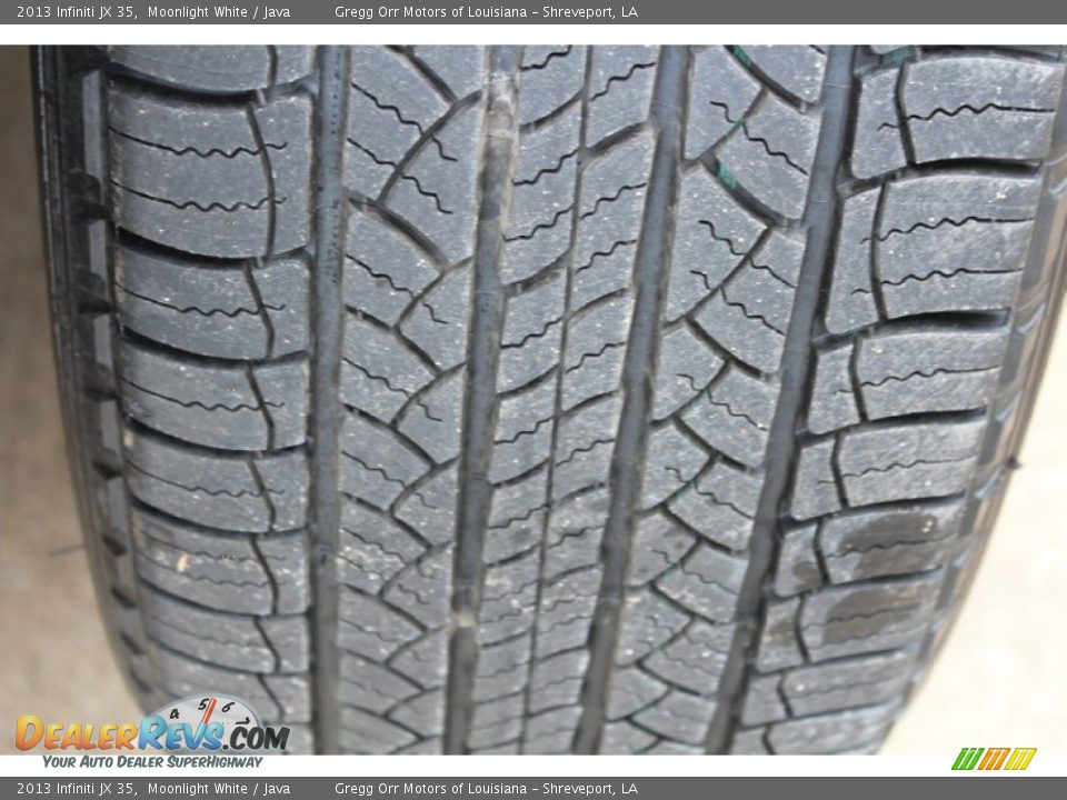 2013 Infiniti JX 35 Moonlight White / Java Photo #10