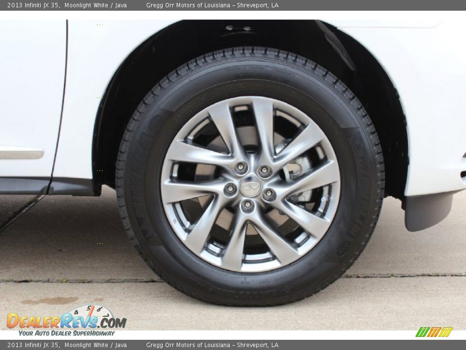 2013 Infiniti JX 35 Moonlight White / Java Photo #11