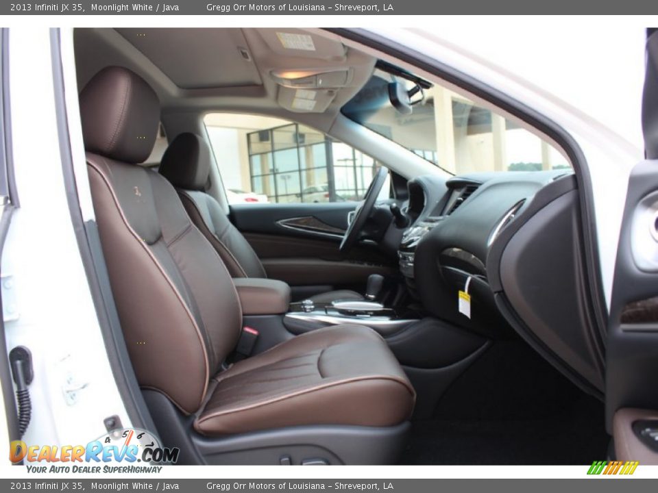 2013 Infiniti JX 35 Moonlight White / Java Photo #18