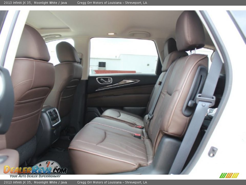 2013 Infiniti JX 35 Moonlight White / Java Photo #20