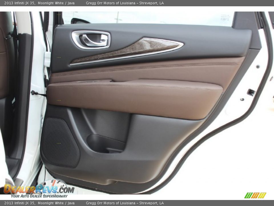 2013 Infiniti JX 35 Moonlight White / Java Photo #21