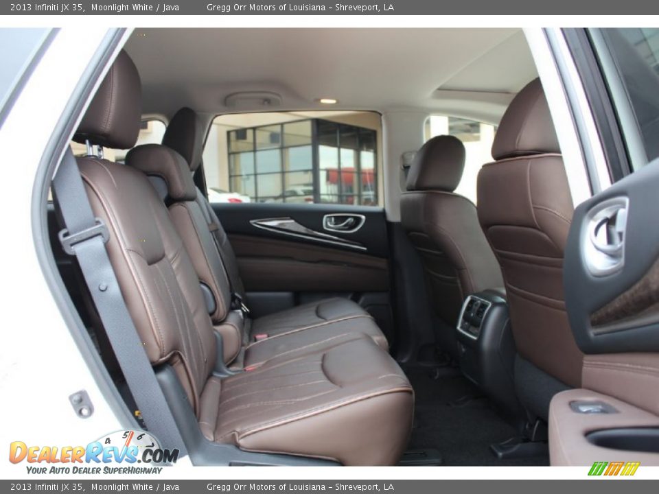2013 Infiniti JX 35 Moonlight White / Java Photo #22