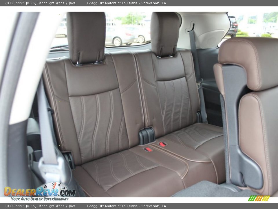 2013 Infiniti JX 35 Moonlight White / Java Photo #23