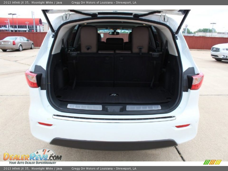 2013 Infiniti JX 35 Moonlight White / Java Photo #24