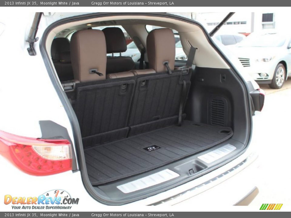 2013 Infiniti JX 35 Moonlight White / Java Photo #25