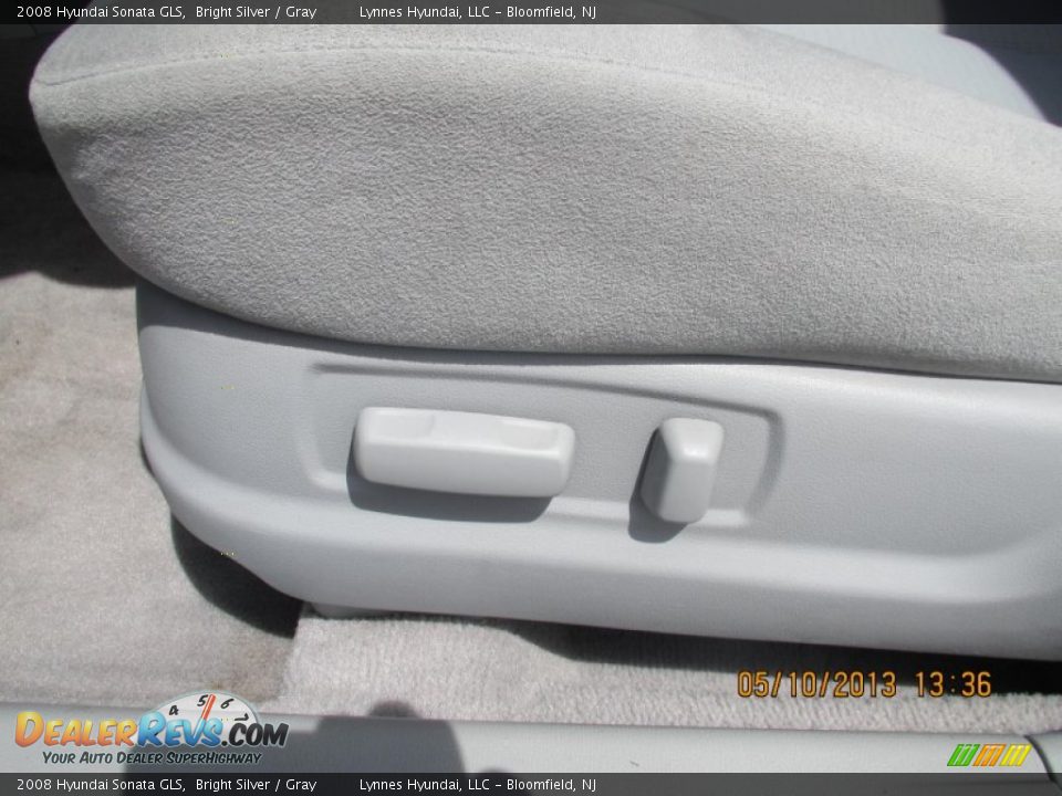 2008 Hyundai Sonata GLS Bright Silver / Gray Photo #8