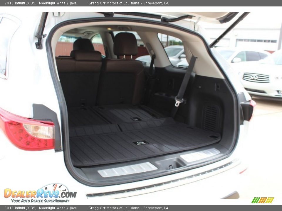 2013 Infiniti JX 35 Moonlight White / Java Photo #26