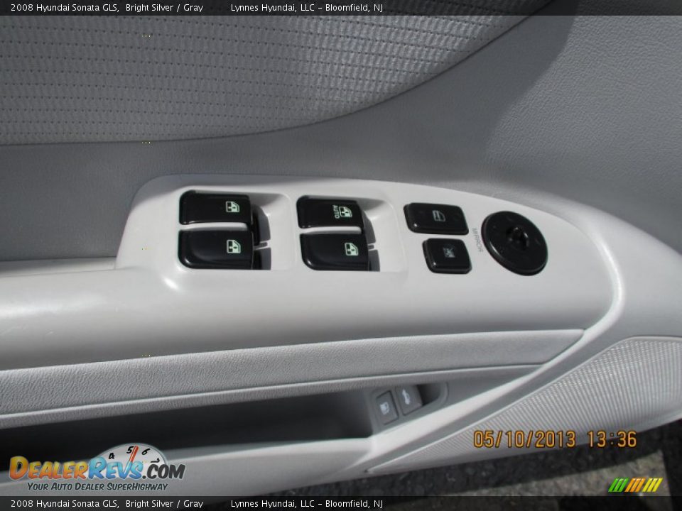 2008 Hyundai Sonata GLS Bright Silver / Gray Photo #9