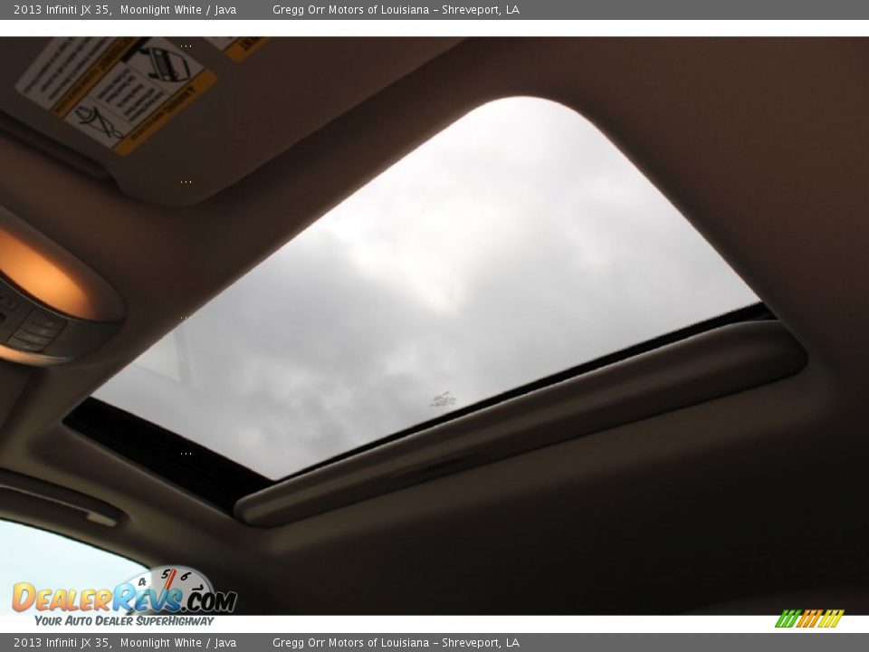 2013 Infiniti JX 35 Moonlight White / Java Photo #27